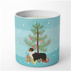 3.75 x 3.25 in. Unisex Australian Shepherd Christmas Tree 10 oz Decorative Soy Candle
