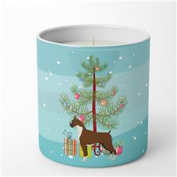 3.75 x 3.25 in. Unisex Boxer Christmas Tree 10 oz Decorative Soy Candle