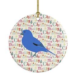 2.8 x 2.8 in. Unisex Bunting Christmas Ceramic Ornament