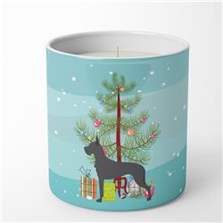 BB2993CDL 3.75 x 3.25 in. Unisex Great Dane Merry Christmas Tree 10 oz Decorative Soy Candle