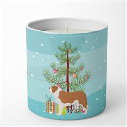 3.75 x 3.25 in. Unisex Saint Bernard Merry Christmas Tree 10 oz Decorative Soy Candle