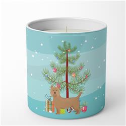 CK3444CDL 3.75 x 3.25 in. Unisex Airedale Terrier Christmas Tree 10 oz Decorative Soy Candle