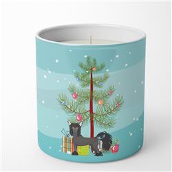 CK3447CDL 3.75 x 3.25 in. Unisex Chinese Crested Christmas Tree 10 oz Decorative Soy Candle