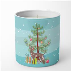 CK3473CDL 3.75 x 3.25 in. Unisex Mexican Hairless Dog Christmas Tree 10 oz Decorative Soy Candle