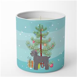 3.75 x 3.25 in. Unisex Grey Schnoodle Christmas Tree 10 oz Decorative Soy Candle