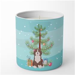 CK3886CDL 3.75 x 3.25 in. Unisex Bernedoodle No.2 Christmas Tree 10 oz Decorative Soy Candle