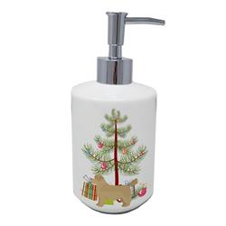 7 x 3.5 in. Unisex Westiepoo No.1 Christmas Tree Ceramic Soap Dispenser