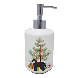 7 x 3.5 in. Unisex Whoodle No.2 Christmas Tree Ceramic Soap Dispenser