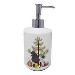 7 x 3.5 in. Unisex Poodle Merry Christmas Tree Ceramic Soap Dispenser