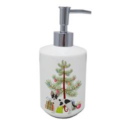 7 x 3.5 in. Unisex Jackhuahua Christmas Tree Ceramic Soap Dispenser