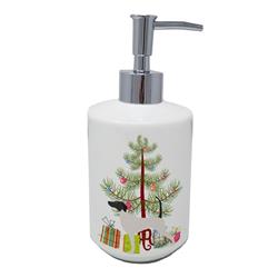 BB2913SOAP 7 x 3.5 in. Unisex English Pointer Merry Christmas Tree Ceramic Soap Dispenser