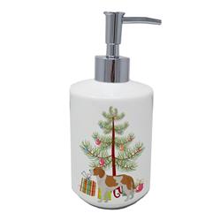 7 x 3.5 in. Unisex Beaglier No.1 Christmas Tree Ceramic Soap Dispenser