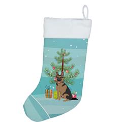 WDK3060CS 18 x 13.5 in. Unisex German Shepherd Red & Black Christmas Christmas Stocking