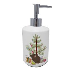 7 x 3.5 in. Unisex Baby Mouse Merry Christmas Ceramic Soap Dispenser
