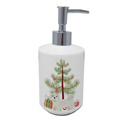7 x 3.5 in. Unisex Kyi-Leo Christmas Tree Ceramic Soap Dispenser