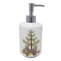 7 x 3.5 in. Unisex Zuchon No.1 Christmas Tree Ceramic Soap Dispenser