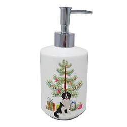 7 x 3.5 in. Unisex Borador Christmas Tree Ceramic Soap Dispenser