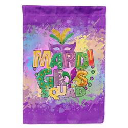 40 x 28 in. Unisex Mardi Gras Squad Canvas House Flag