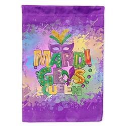 40 x 28 in. Unisex Mardi Gras Queen Canvas House Flag