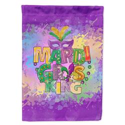 40 x 28 in. Unisex Mardi Gras King Canvas House Flag