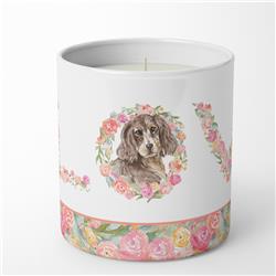 3.75 x 3.25 in. Unisex Cocker Spaniel No.5 Love 10 oz Decorative Soy Candle