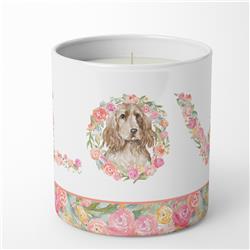 3.75 x 3.25 in. Unisex Cocker Spaniel No.7 Love 10 oz Decorative Soy Candle