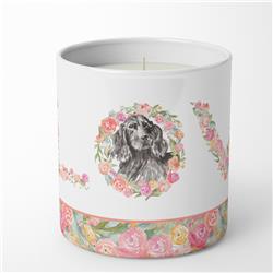 3.75 x 3.25 in. Unisex Cocker Spaniel No.8 Love 10 oz Decorative Soy Candle