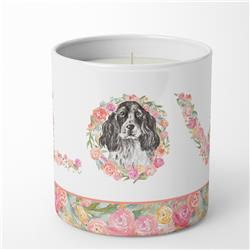 3.75 x 3.25 in. Unisex Cocker Spaniel No.9 Love 10 oz Decorative Soy Candle