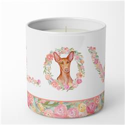 3.75 x 3.25 in. Unisex Pharaoh Hound Love 10 oz Decorative Soy Candle
