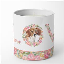 3.75 x 3.25 in. Unisex Beagle No.2 Love 10 oz Decorative Soy Candle