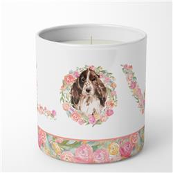 3.75 x 3.25 in. Unisex Brown Cocker Spaniel Love 10 oz Decorative Soy Candle