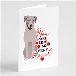 5 x 7 in. Unisex Labrador Retriever Gray So Loved Greeting Cards & Envelopes - Pack of 8