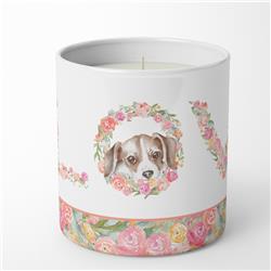 3.75 x 3.25 in. Unisex Beagle No.4 Love 10 oz Decorative Soy Candle