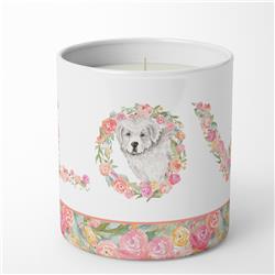 3.75 x 3.25 in. Unisex Great Pyrenees No.5 Love 10 oz Decorative Soy Candle