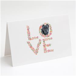 WDK4558GCA7P 5 x 7 in. Unisex Cane Corso Love Greeting Cards & Envelopes - Pack of 8