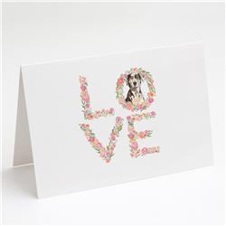 WDK4559GCA7P 5 x 7 in. Unisex Catahoula Love Greeting Cards & Envelopes - Pack of 8