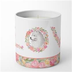 3.75 x 3.25 in. Unisex Samoyed No.1 Love 10 oz Decorative Soy Candle