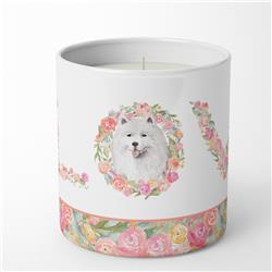 3.75 x 3.25 in. Unisex Samoyed No.2 Love 10 oz Decorative Soy Candle
