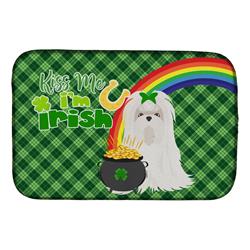 21 x 14 in. Maltese Saint Patricks Day Dish Drying Mat