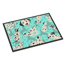 24 x 36 in. Blue Dalmatian Indoor or Outdoor Mat