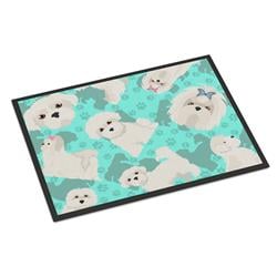 24 x 36 in. Blue Maltese Indoor or Outdoor Mat