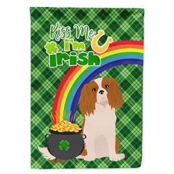 15.5 x 11.25 in. Blenheim Cavalier Spaniel Saint Patricks Day Flag - Garden Size