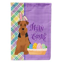 11.25 x 15.5 in. Black & Tan Airedale Terrier Easter Garden Flag