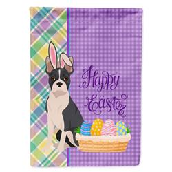 11.25 x 15.5 in. Black Boston Terrier Easter Garden Flag