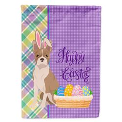 11.25 x 15.5 in. Fawn Boston Terrier Easter Garden Flag