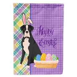 11.25 x 15.5 in. Natural Eared Black Boxer Easter Garden Flag
