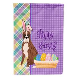11.25 x 15.5 in. Red Brindle Boxer Easter Garden Flag