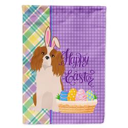 11.25 x 15.5 in. Blenheim Cavalier Spaniel Easter Garden Flag