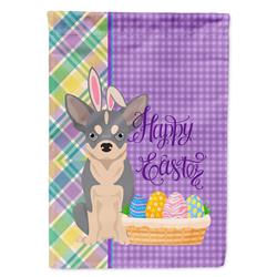 11.25 x 15.5 in. Blue & White Chihuahua Easter Garden Flag