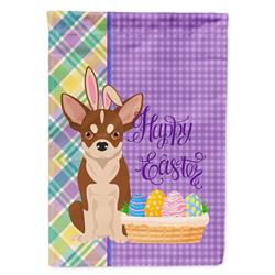 11.25 x 15.5 in. Red & White Chihuahua Easter Garden Flag